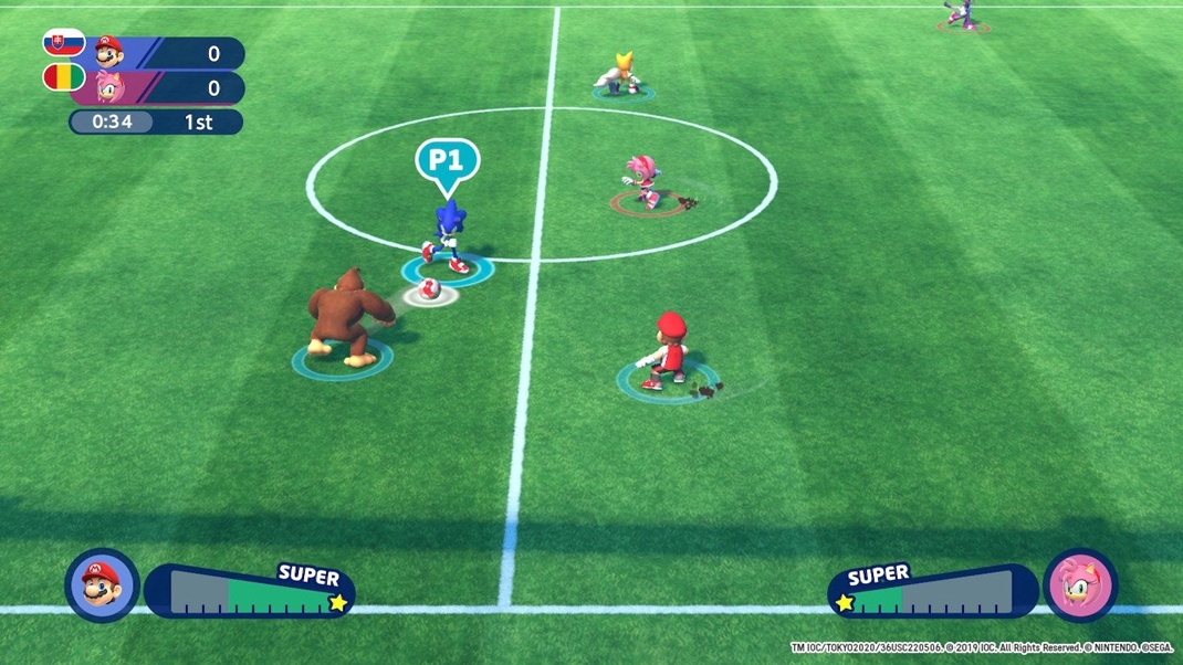 Mario & Sonic at the Olympic Games Tokyo 2020 Niektor porty s sce jednoduch, ale aspo trochu zbavn.