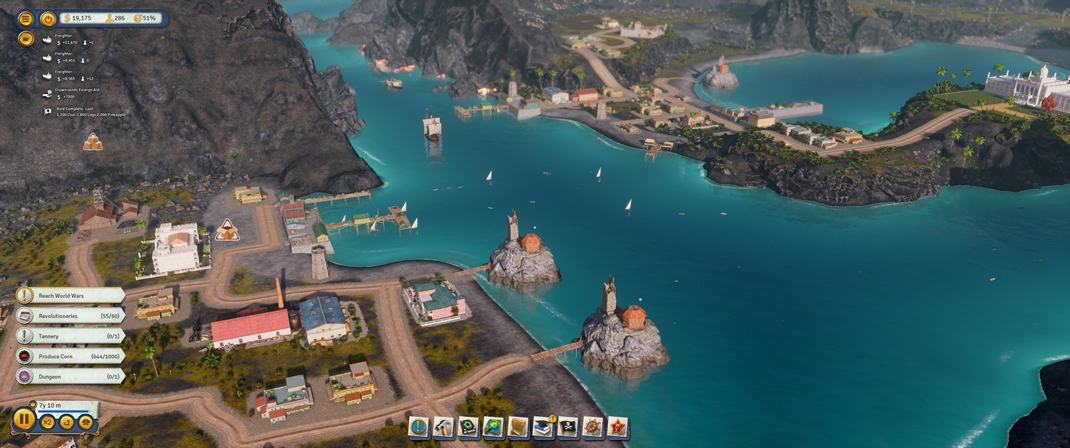 Tropico 6 Tto ztoka sa idelne hod do misie zameranej na pirtske aktivity.