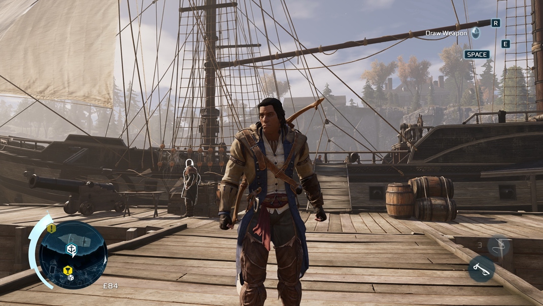 Assassin's Creed III Remastered V hre si uijete aj plavbu a misie na vlastnej lodi.