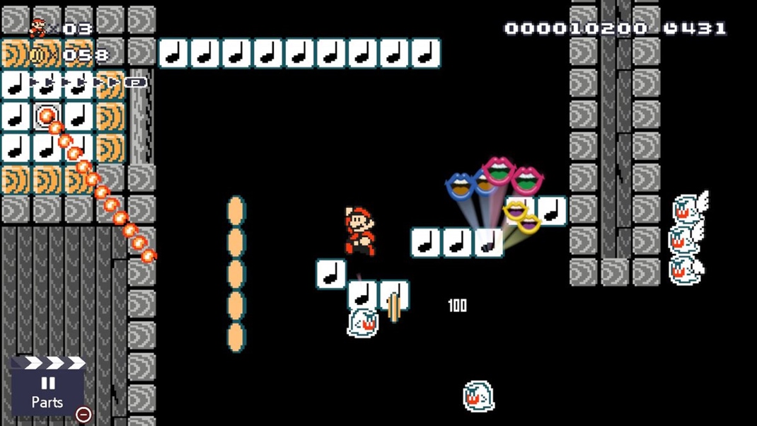 Super Mario Maker 2 Dokete pridva aj zvukov a vizulne efekty.
