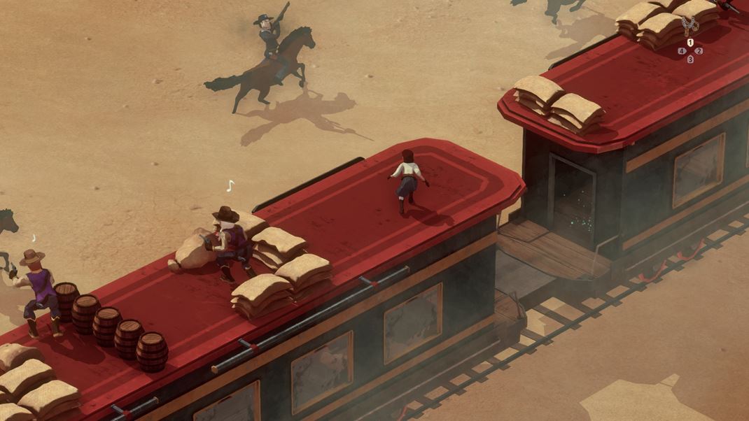 El Hijo - A Wild West Tale Vlakov level jednoznane patr k najlepm.