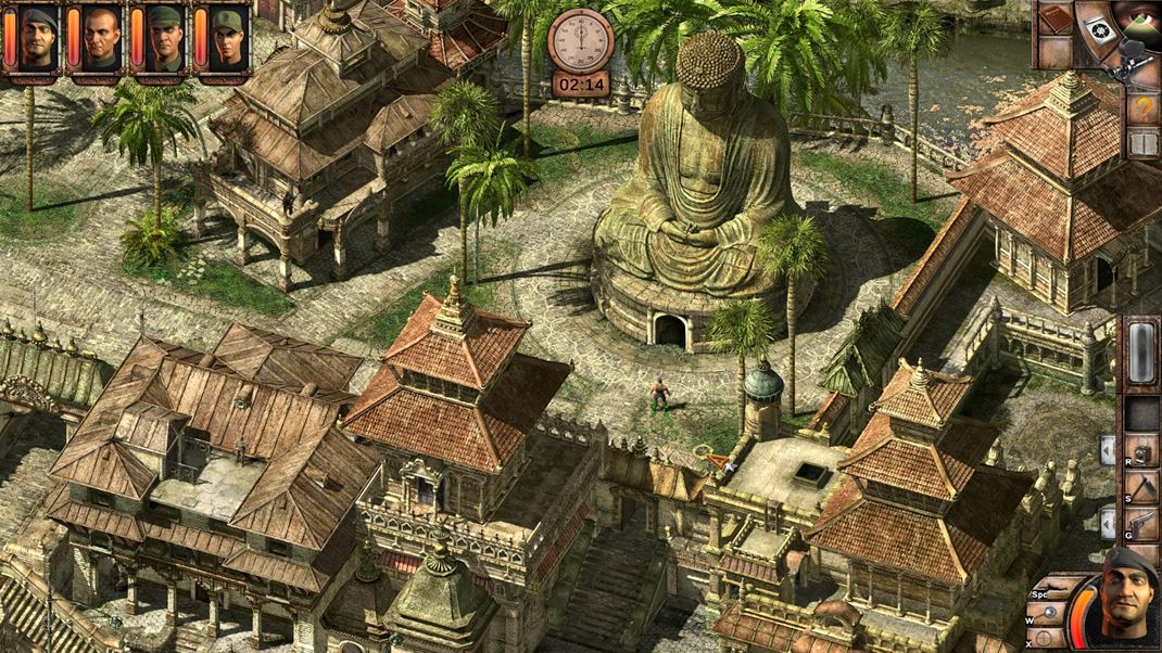 Commandos 2 - HD Remaster Nepriatelia sú sústredení aj v exotickej Barme.