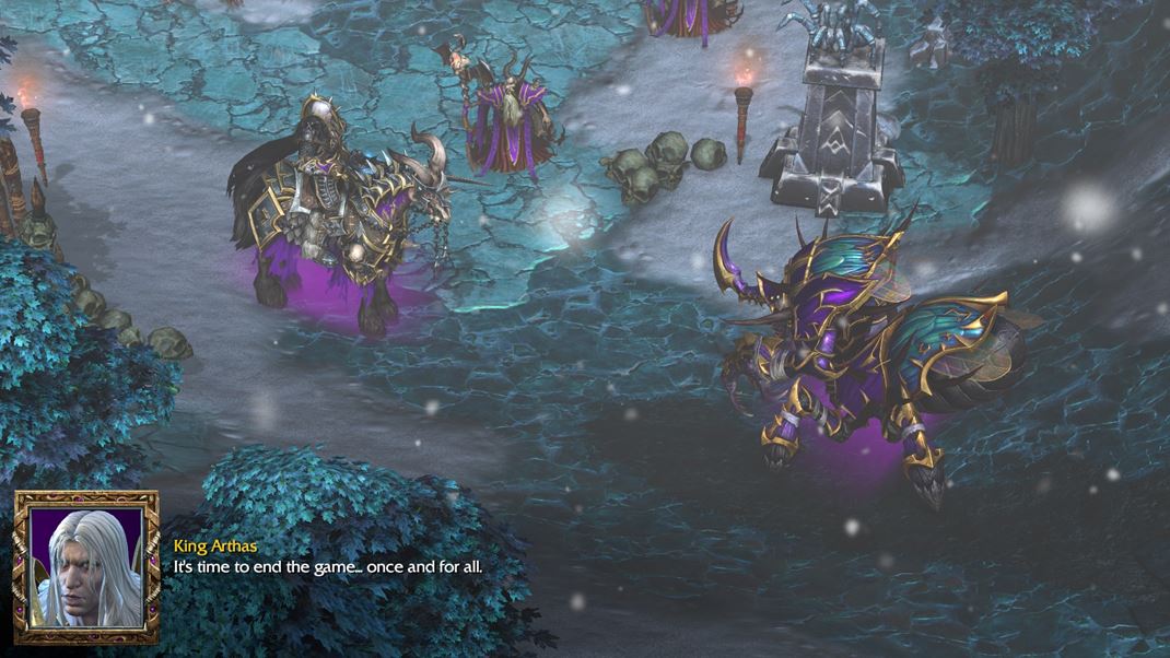 Warcraft III: Reforged Arthas to vid jasne.