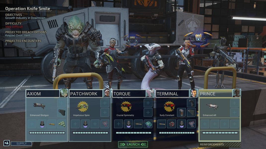 XCOM: Chimera Squad Pred misiou si pripravte tvorlenn tm. Plus androida ako nhradnka.