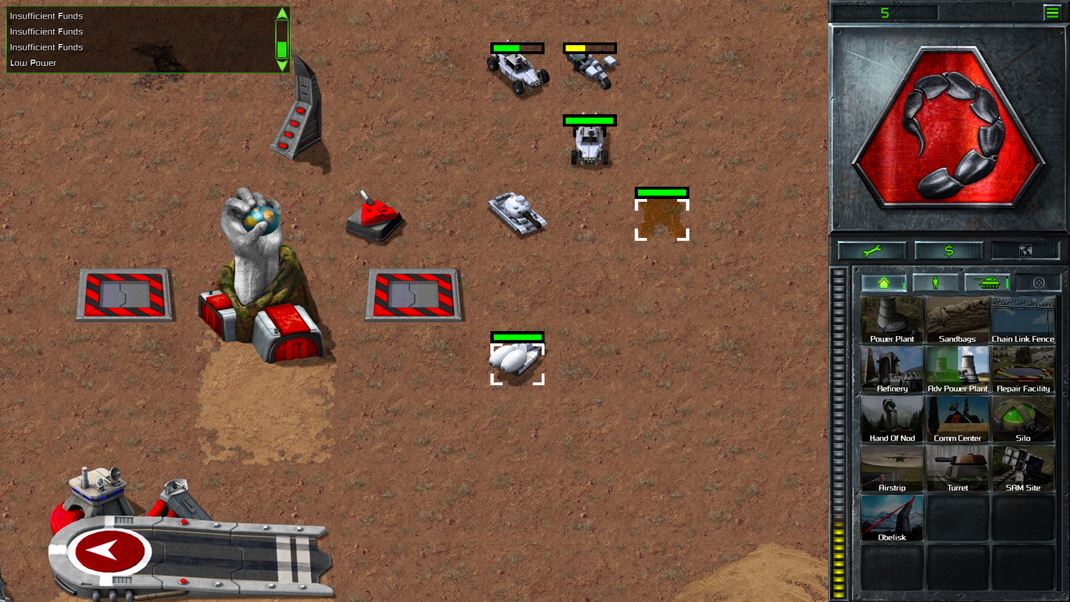 Command & Conquer Remastered Collection Postupom hrou sa dostanete k ďalším zaujímavým technológiám.