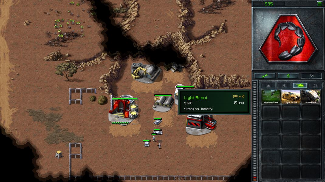 Command & Conquer Remastered Collection Nepriateľské základne môžete kradnúť.