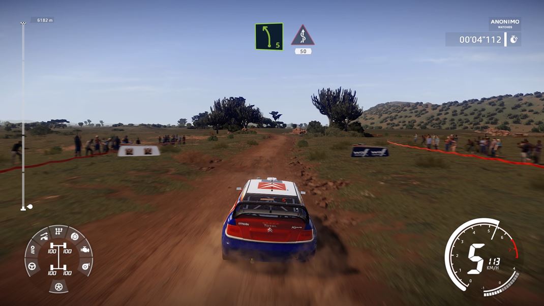 WRC 9 Jazda v príliš veľkej rýchlosti vám vydrží po najbližšiu zákrutu. S plynom opatrne.