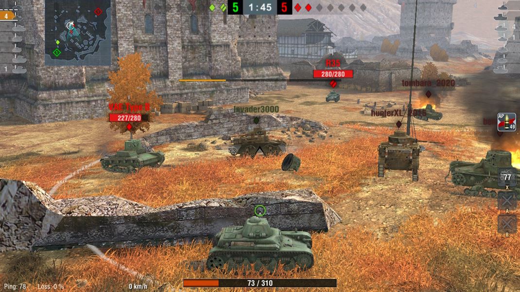 World of Tanks Blitz Občas sa dostanete do úzkych, ale môžete to skúsiť uhrať aspoň na remízu.