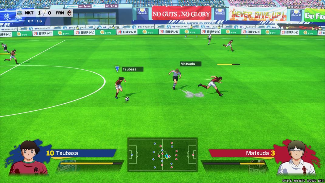 Captain Tsubasa: Rise of New Champions Hra sa v plnom jadre a tak neli od FIFA alebo PES