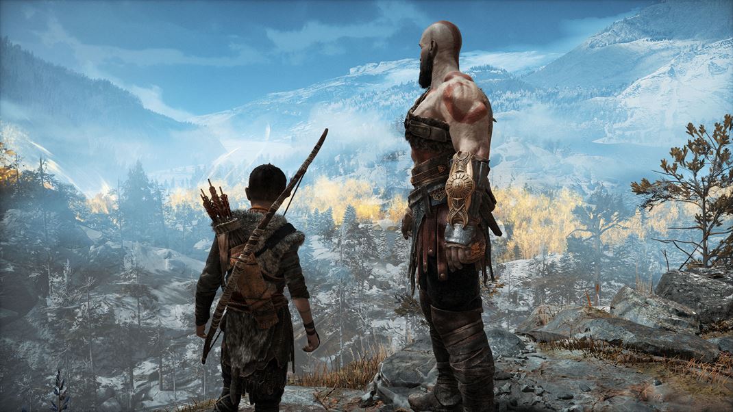 God of War (PC) Kratos a syn na cestách.