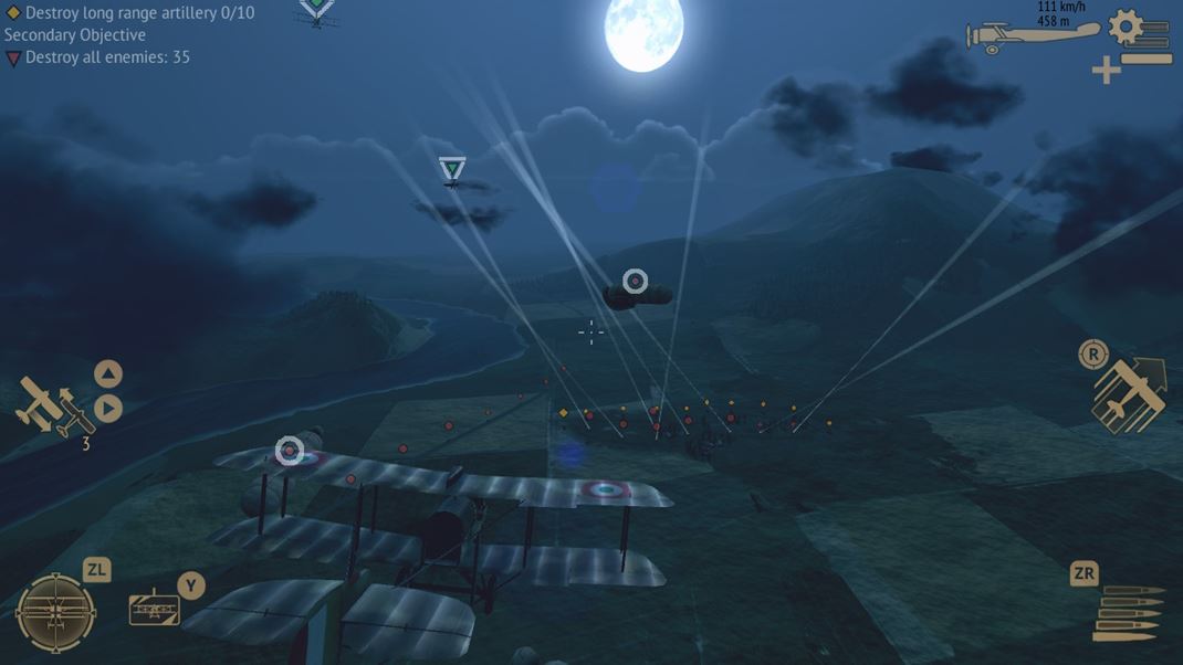 Warplanes: WW1 Sky Aces Njdete tu niekoko typov misi