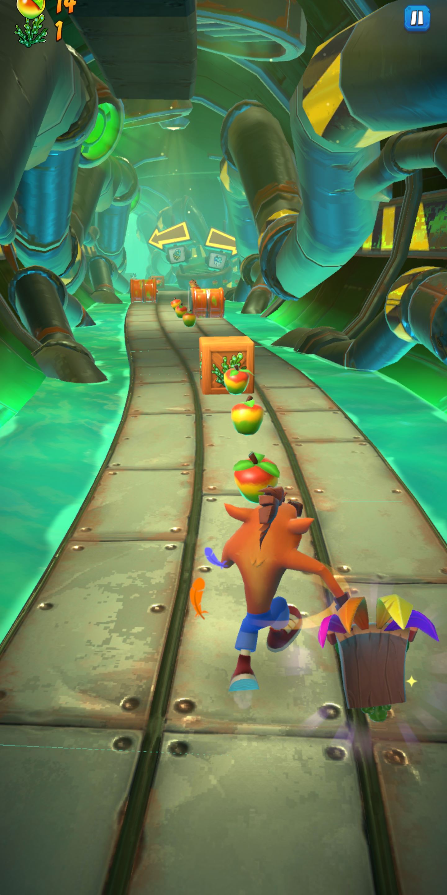 Crash Bandicoot On the Run! recenzia hra Sector.sk