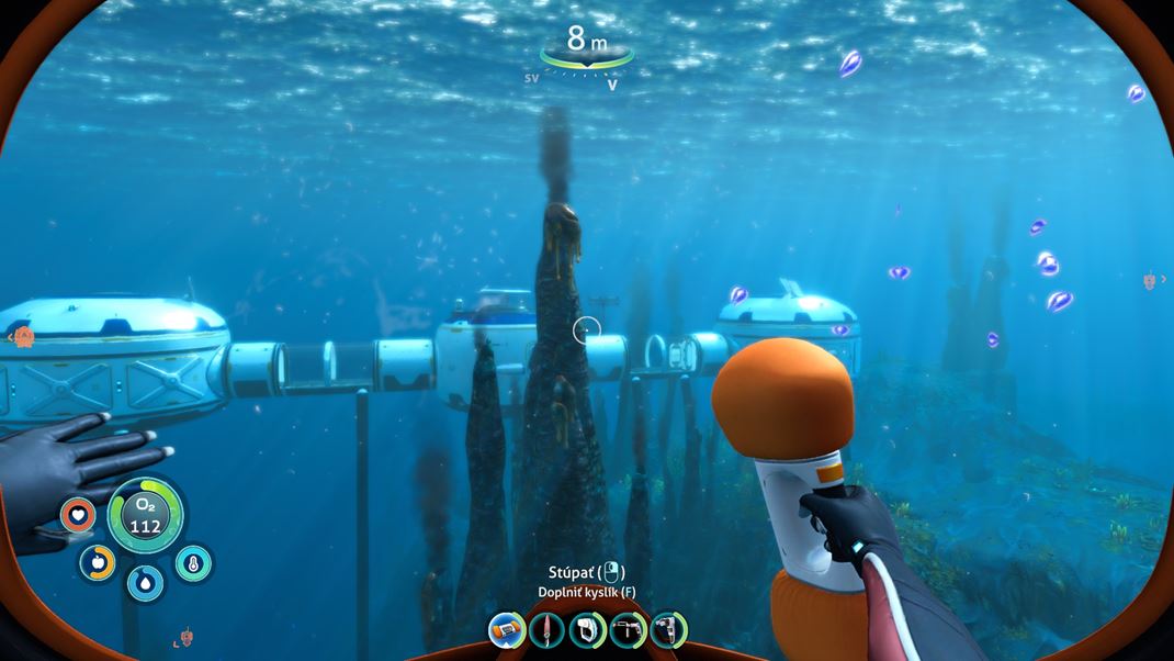 Subnautica: Below Zero Výstavba základne, či už nad vodou alebo pod ňou, je stále príjemná súčasť hry.