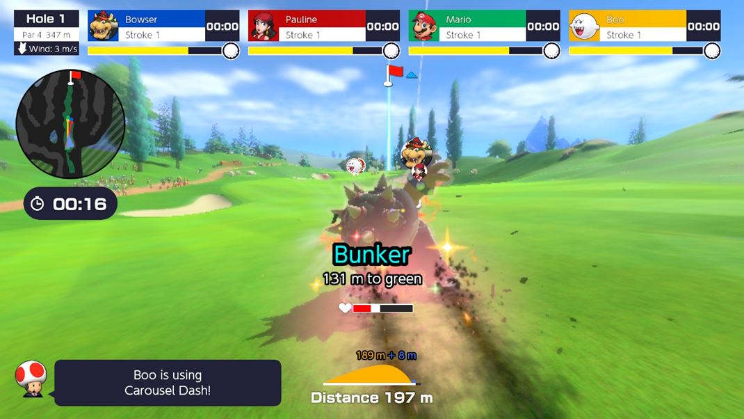 Mario Golf: Super Rush Speed Golf je parádne zábavný režim