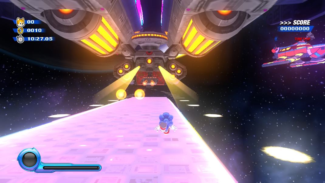 Sonic Colors: Ultimate Jeden zo súbojov s bossom. Počkaj, mne neutečieš!