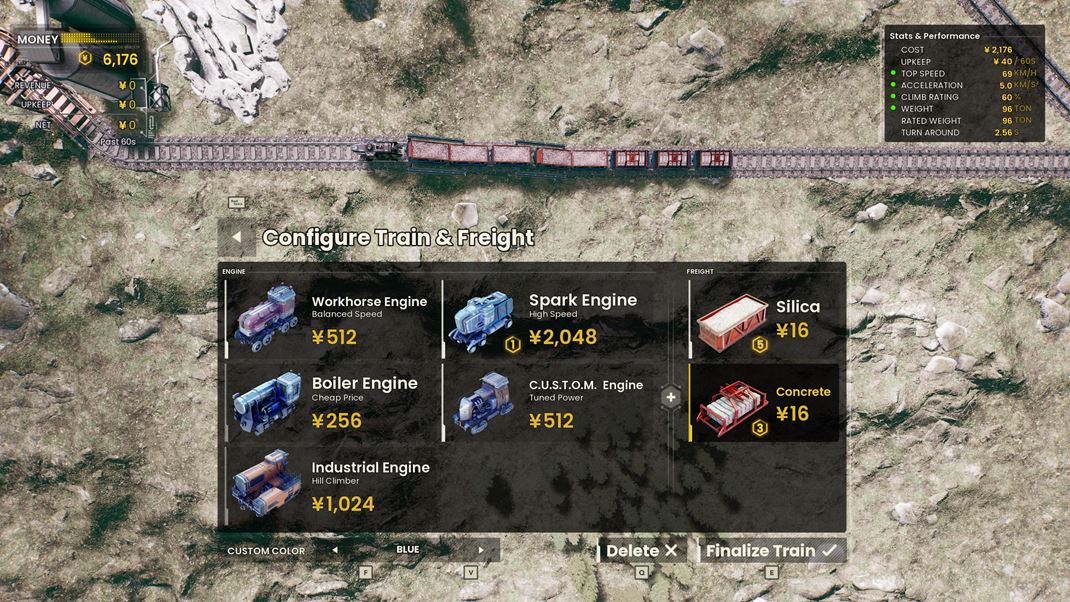 Railgrade Každú vlakovú súpravu si nakonfigurujete a podľa potreby editujete.