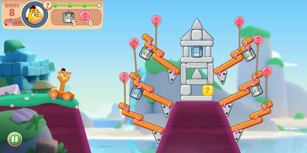 Angry Birds: Journey Hra obsahuje viac ako 1000 levelov