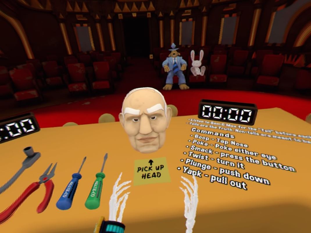 Sam & Max: This Time It's Virtual! Najskôr sa musíte naučiť princípy jednotlivých minihier