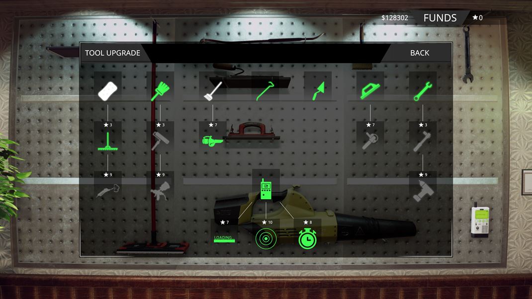Train Station Renovation RPG prvky sú zastúpené možnosťou zakupovania lepších predmetov.