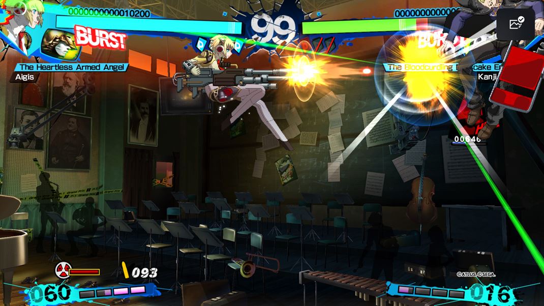 Persona 4 Arena Ultimax Postavy s vybaven aj zbraami