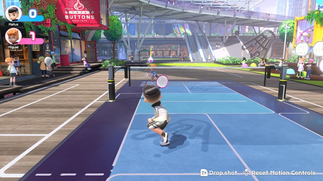 Nintendo Switch Sports Bedminton vám vie dať zabrať