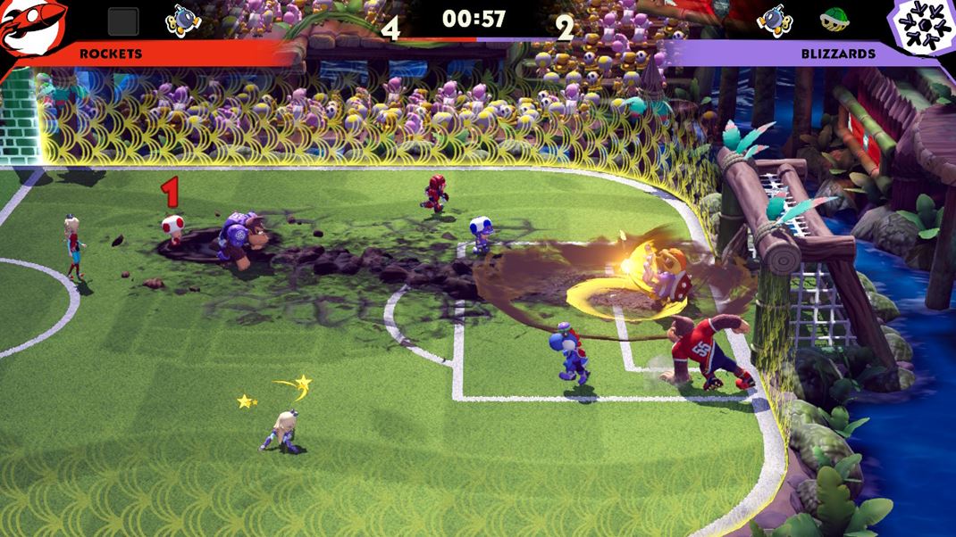 Mario Strikers: Battle League Football Špeciálne strely sú takmer nechytateľné