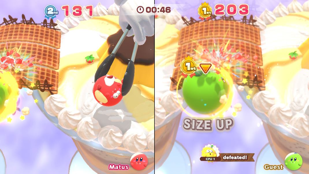 Kirby's Dream Buffet Hra si niečo požičiava aj zo Smashu