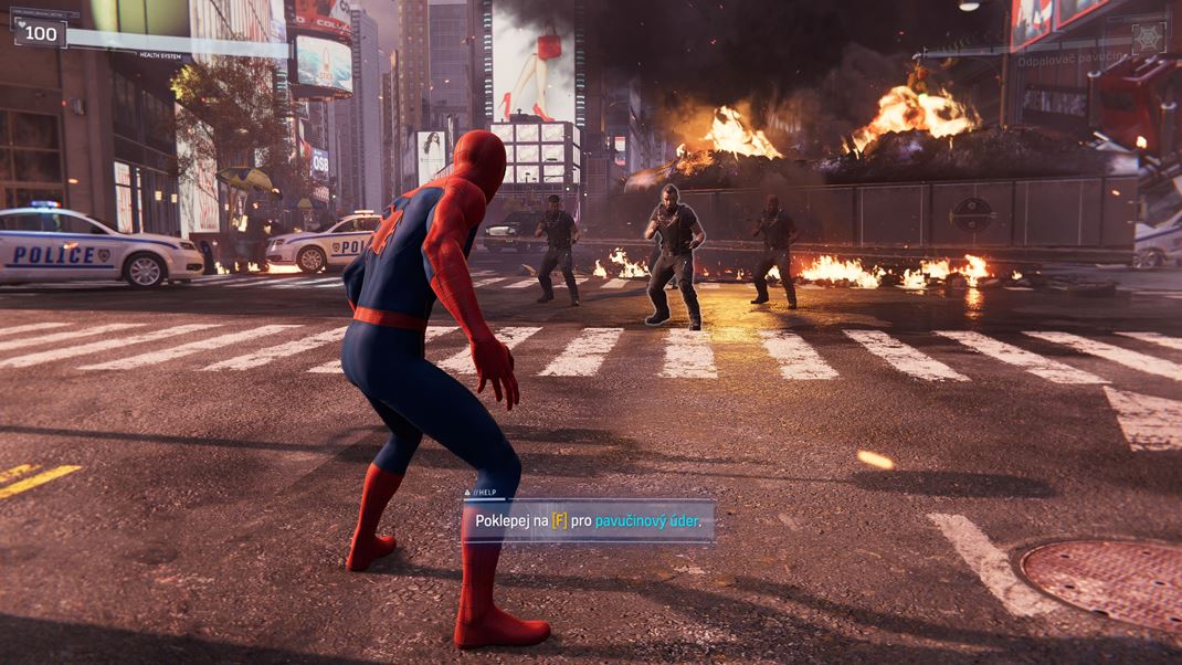 Marvel's Spider-man Remastered (PC) Boje proti desiatkam nepriateľov budú základom hrateľnosti.