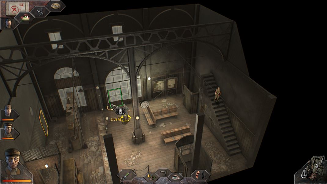 Commandos 3 – HD Remaster Interiéry budov sú plne trojrozmerné.