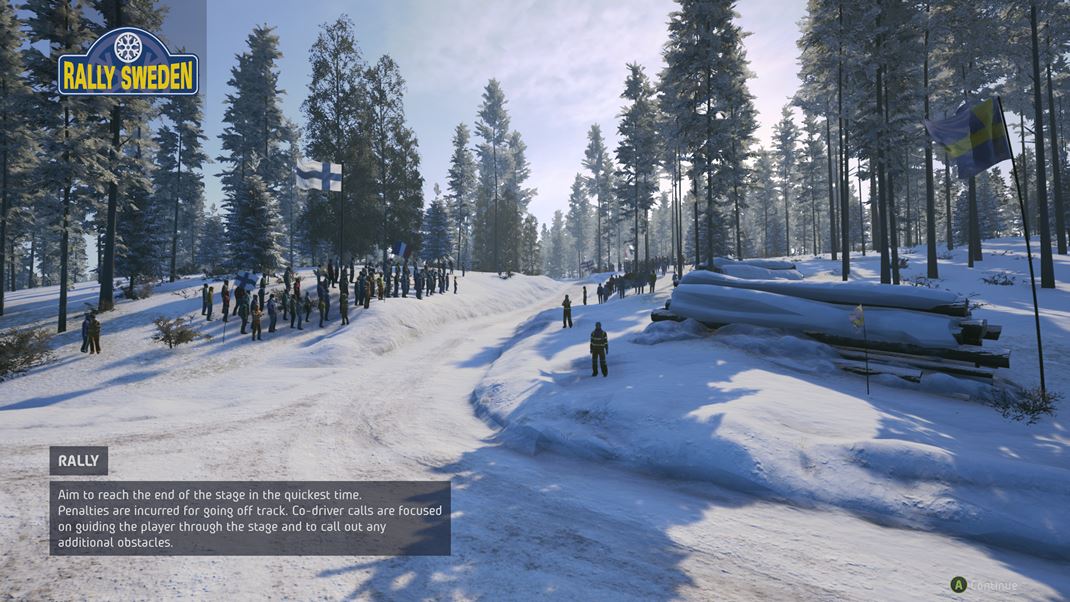 EA Sports WRC vdske snehov zveje niekedy pripomnaj plochm nasvietenm Minecraft.