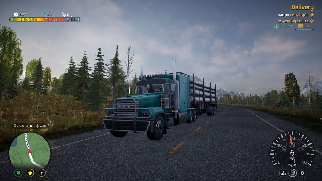 Alaskan Road Truckers Fotomd hra neobsahuje, ale je to vlastne aj dobre.