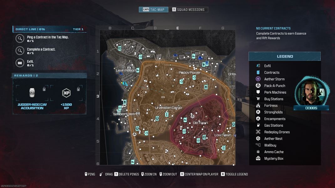 Call of Duty: Modern Warfare III Dostanete veľkú mapu s rôznymi misiami.