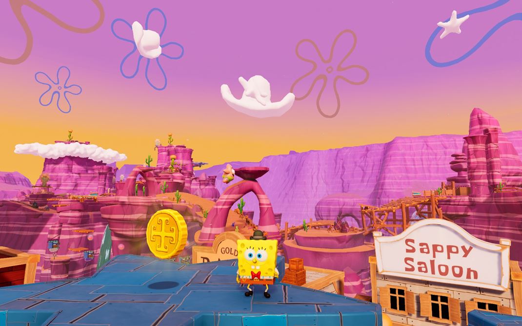 SpongeBob SquarePants: The Cosmic Shake Zlato potrebné pre oblečky je roztrúsené po celom multiverze