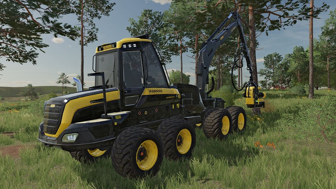 Farming Simulator 2023 Spracovanie dreva je nron na ovldanie i financie.
