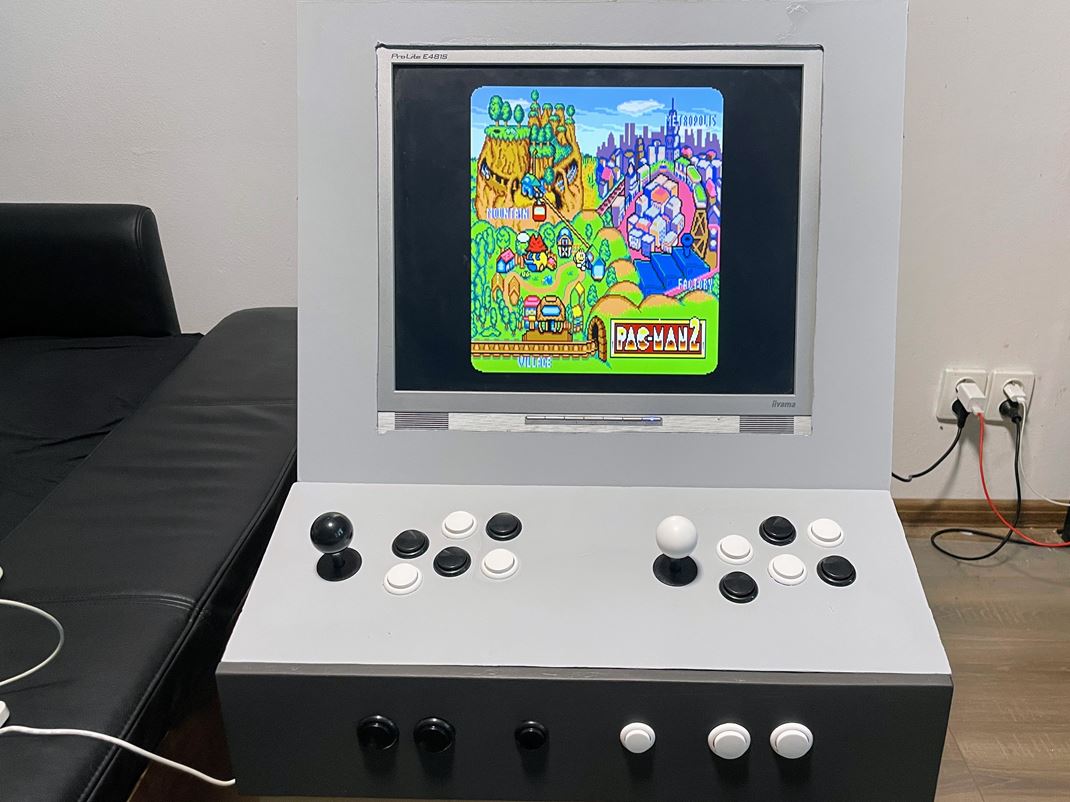 DIY Arcade Machine Starie hry sa hraj vborne