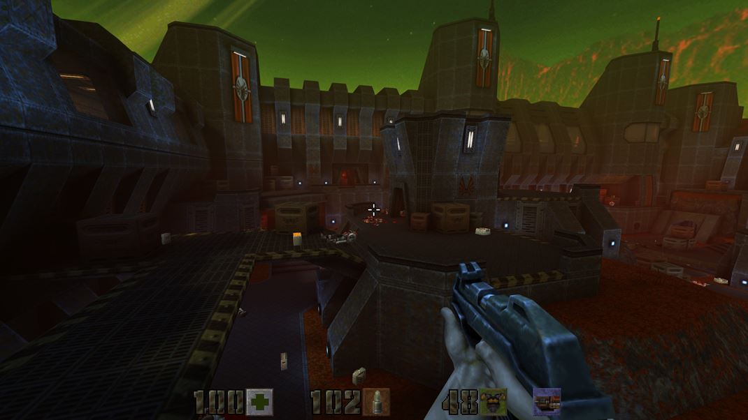 Quake 2 Hra má na veľmi komplexné levely