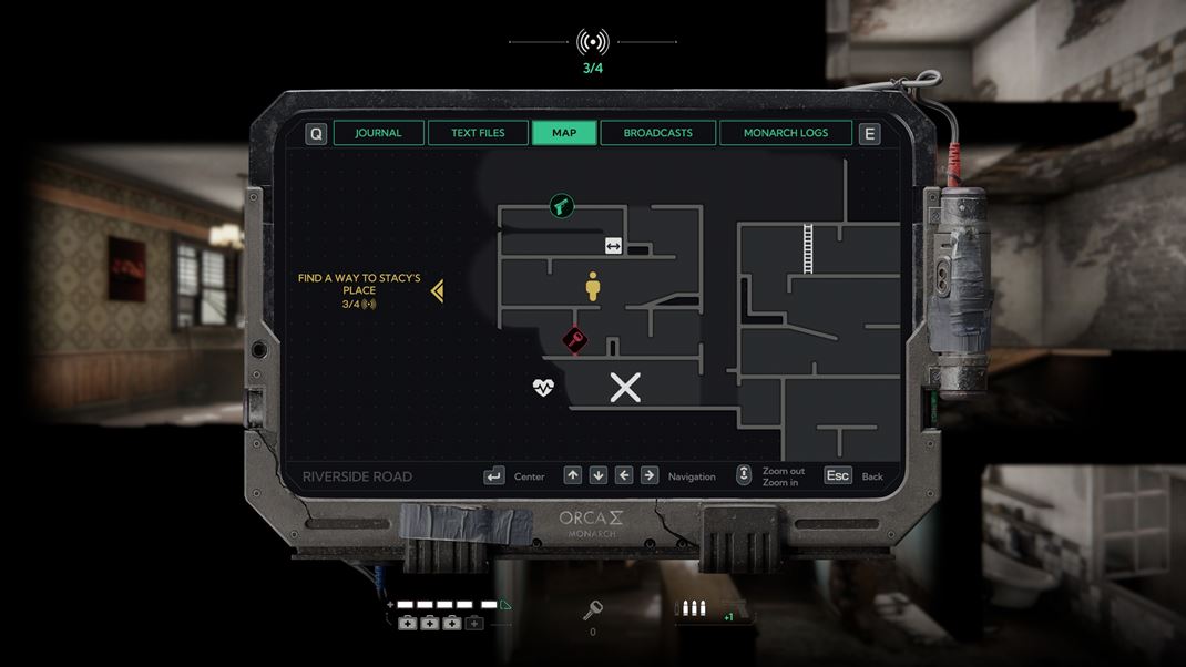 Kong: Survivor Instinct Mapa v Orca zariaden vm uke aj to, kde treba nieo poui.