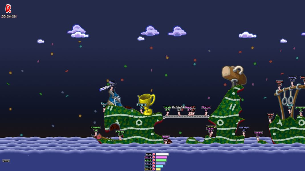 Worms Armageddon: Anniversary Edition Dobrý zásah si zaslúži aj replay
