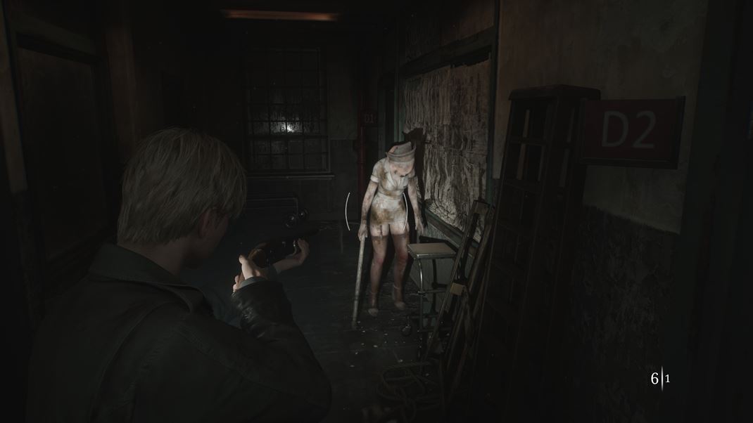 Silent Hill 2 Na sestriky plat vstrel z brokovnice pekne zblzka.
