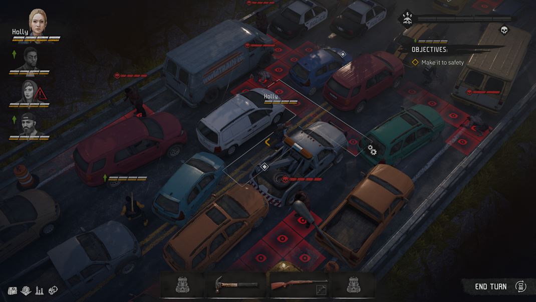 Dead Season Klasick zombie scna - cesty zatarasen przdnymi autami. Tu s malikou prmesou stealth prvkov.