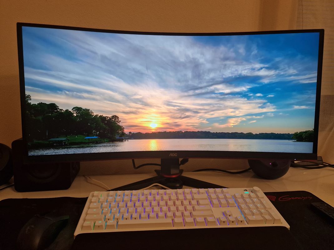 AOC CU34G2XP - hern ultrawide monitor