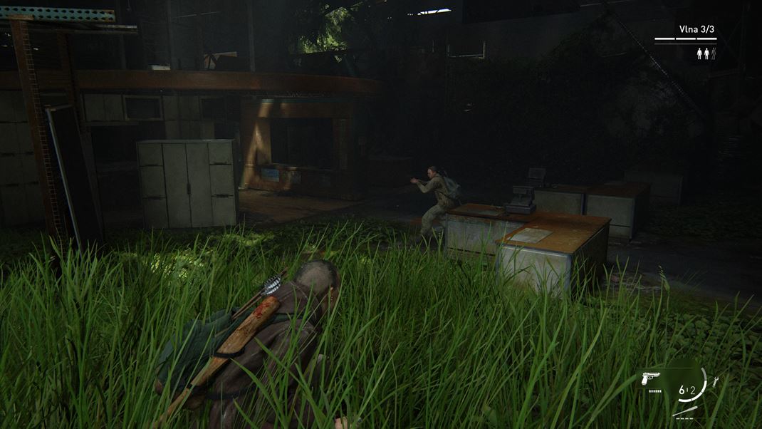 The Last of Us Part II Remastered Kad postava prina do reimu Niet niku in set schopnost