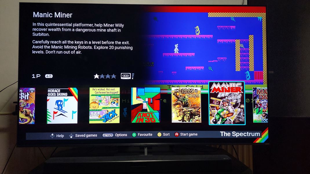 The Spectrum  retro konzola