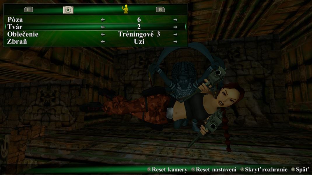 Tomb Raider I-III Remastered Starring Lara Croft Pote fotoreim aj Slovenina, aj ke obas s chybami. 