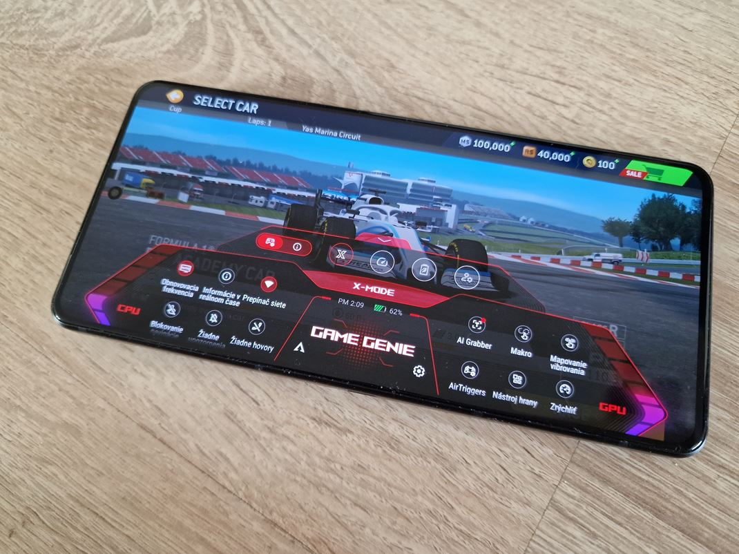 Asus ROG Phone 8 Pro Vysvaten gamebar cez hry je vemi bohat na monosti.