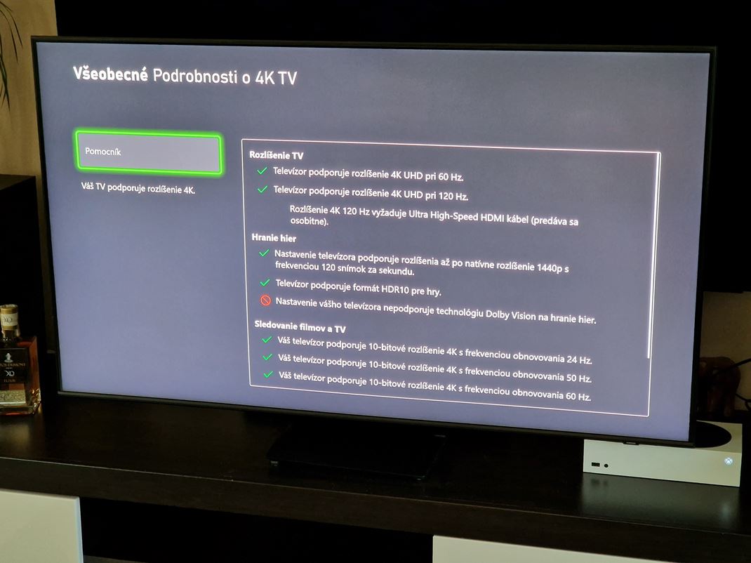 Samsung QE55Q70D - QLED TV TV m prakticky pln podporu vetkch hernch funkci, a na Dolby Vision.