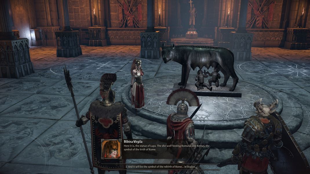 King Arthur: Legion IX V Avalone njdete aj symboly Rmskej re.