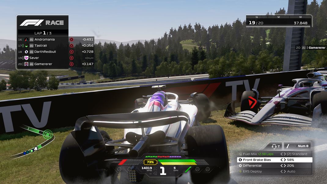 F1 24 Za chyby na trati sa plat.