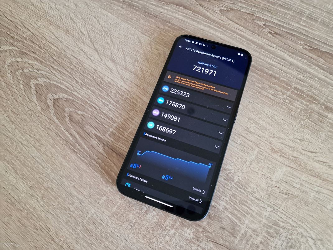 Nothing Phone (2a) Vkon je vemi pekn v idelnej strednej triede.