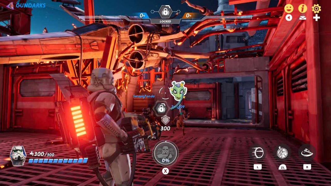 Star Wars: Hunters Niektor mapy s naozaj dobre navrhnut aj so slunou vertikalitou